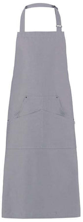 Grembiule Chicago Grigio Grembiule Cuoco con Tasconi Regolabile Pettorina Cameriere Osteria