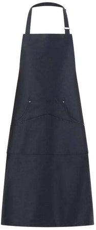 Grembiule Chicago Nero Grembiule Cuoco con Tasconi Regolabile Pettorina Cameriere Osteria