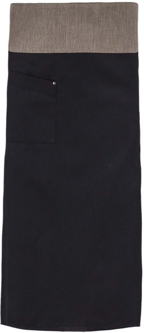 Grembiule Cuoco Nick Nero con Inserti Grembiule Vita Cameriere