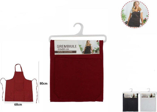 Grembiule Da Cucina Con Tasca Laccio Girovita Chef Bar Cuoco Tinta Unita 70001 Casa e cucina/Tessili per la casa/Tessili da cucina/Grembiuli Trade Shop italia - Napoli, Commerciovirtuoso.it