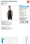 Grembiule Da Cucina Masterchef By Siggi Originale Con Nome Ricamato Idea Regalo Grembiule Da Cucina Cotone 190 Gr Con Laccio Girocollo Regolabile E Lacci In Vita Logo Masterchef Al Centro