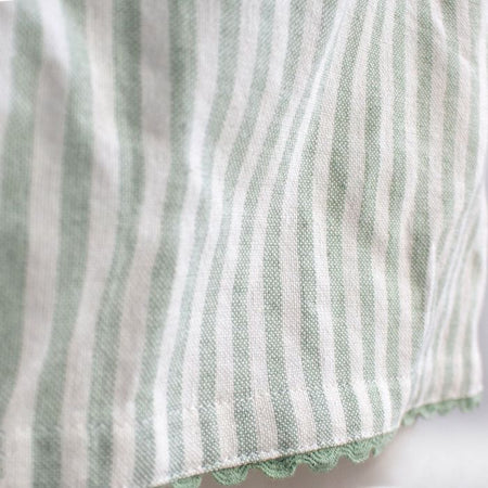 Maestri Cotonieri Grembiule da Cucina India Home in Panama di Cotone con Tasca