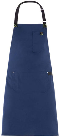 Grembiule Jersey Blu Grembiule Cuoco Regolabile con Pettorina