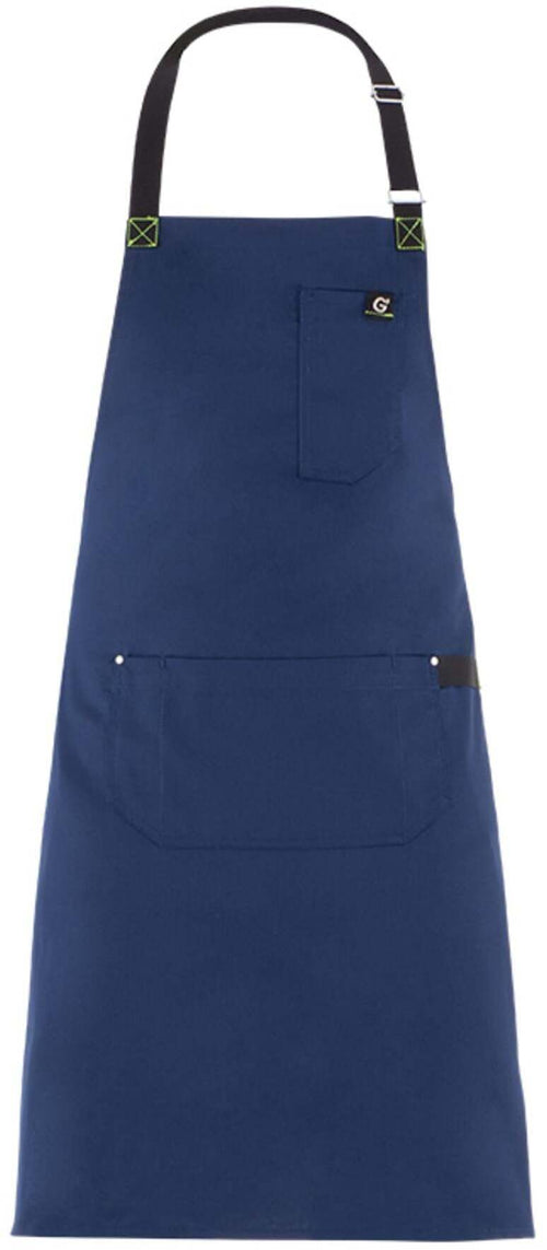 Grembiule Jersey Blu Grembiule Cuoco Regolabile con Pettorina