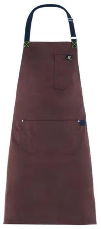 Grembiule Jersey Marrone Grembiule Cuoco Regolabile con Pettorina