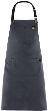 Grembiule Jersey Nero Grembiule Cuoco Regolabile con Pettorina