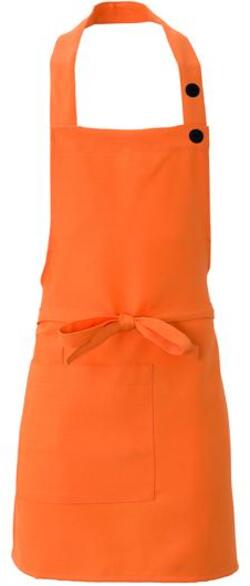 Grembiule Latina Arancio Grembiule Cameriere Regolabile con Pettorina