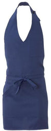 Grembiule Lipari Blu Grembiule Servizio Pettorina con Tascone