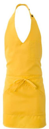 Grembiule Lipari Giallo Grembiule Servizio Pettorina con Tascone
