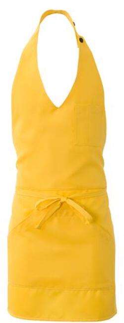 Grembiule Lipari Giallo Grembiule Servizio Pettorina con Tascone