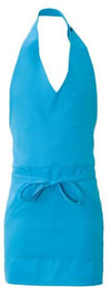Grembiule Lipari Turchese Azzurro Grembiule Servizio Pettorina con Tascone