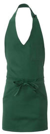 Grembiule Lipari Verde Scuro Grembiule Servizio Pettorina con Tascone