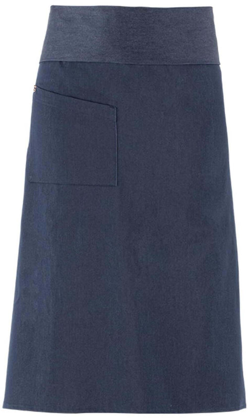 Grembiule Missouri Jeans Blu Grembiule Cuoco Cameriere Vita con Baschina