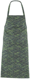 Grembiule Parigi Pixel Camouflage Grembiule Pettorina Cuoco Idea Regalo