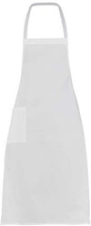 Grembiule Pettorina Ancona Bianco Grembiule Cuoco con Tasca