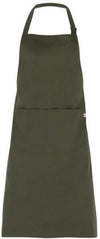 Grembiule Pettorina Zante Verde Militare Grembiule Cuoco con Tasca