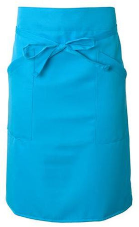 Grembiule Positano Turchese Azzurro Grembiule Servizio Vita con Tascone