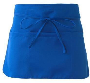Grembiule Pub Royal Azzurro con Tasche Grembiule Corto Bar Caffè Gelateria