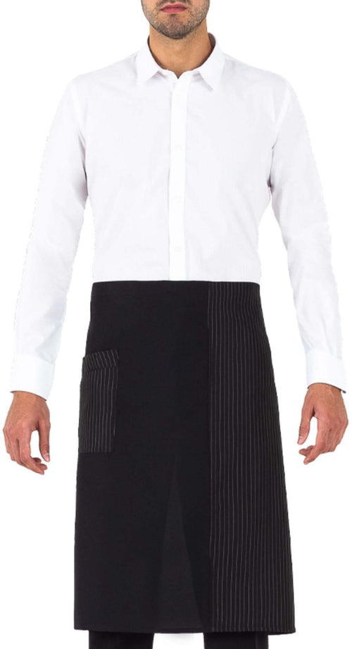 Grembiule Rodano Gessato Nero Grembiule Vita Cameriere