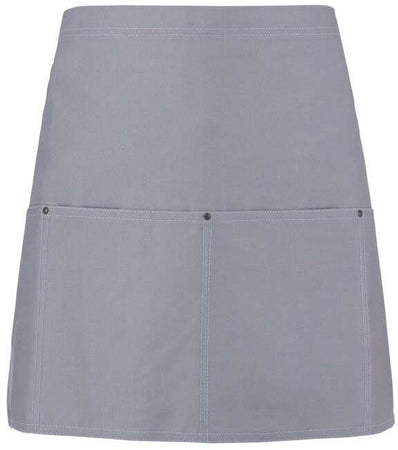 Grembiule Seattle Grigio Grembiule Cuoco con Tasconi Cameriere Osteria Pub