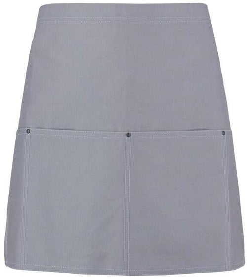 Grembiule Seattle Grigio Grembiule Cuoco con Tasconi Cameriere Osteria Pub