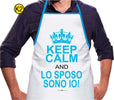 Grembiule Sposo Addio Al Celibato Grembiule Keep Calm And Lo Sposo Sono Io Grembiule Azzurro E Bianco Salute e cura della persona/Erotismo e contraccezione/Sex toys/Gadget per addio al nubilato e al celibato Kondorama - Martinsicuro, Commerciovirtuoso.it