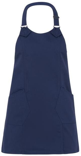 Grembiule Virginia Blu Grembiule Donna con Tasconi Regolabile Pettorina Cameriera Osteria