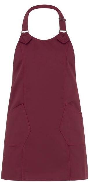 Grembiule Virginia Bordeaux Grembiule Donna con Tasconi Regolabile Pettorina Cameriera Osteria