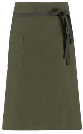 Grembiule Vita Matera Verde Militare Grembiule Cuoco con Tasca