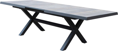 GRES---tavolo-da-giardino-allungabile-in-alluminio-e-gres-cm-200/260x100-Antracite-Milani-Home