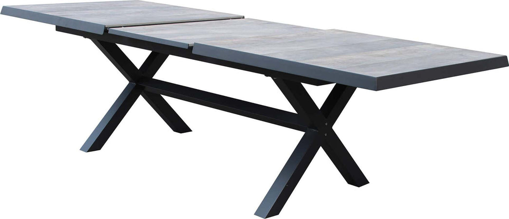 GRES---tavolo-da-giardino-allungabile-in-alluminio-e-gres-cm-200/260x100-Antracite-Milani-Home