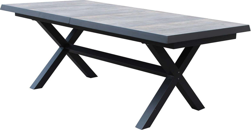 GRES---tavolo-da-giardino-allungabile-in-alluminio-e-gres-cm-200/260x100-Antracite-Milani-Home