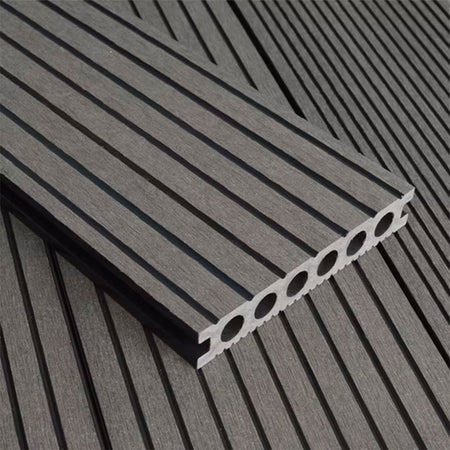 (€39,90mq) KIT 8,41mq di Decking WPC 40×25×2900mm Coffee o Grey doppia faccia Inclusi Magatelli - clip acciaio e viti