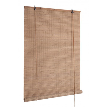 Tende salamanca oscurante in bamboo, barre in legno, filo di poliestere