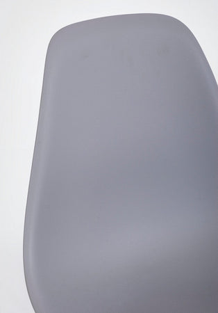 Sedia "System" con gambe in legno di faggio, per arredo interno 51,5 x 46,5 x h 86 cm
