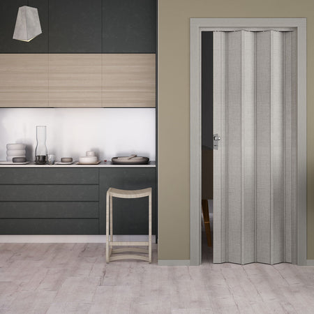 Porta a soffietto "Luciana" da Interno 88,5 x h 214 cm in PVC "Made in Italy"