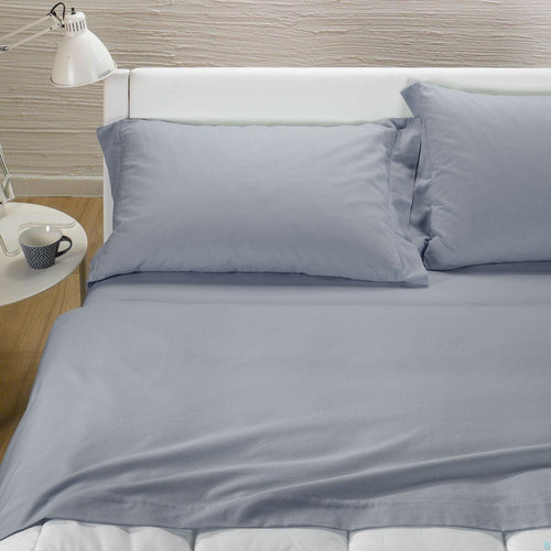 Caleffi Completo Lenzuola Flanella Tinta Unita Colors Matrimoniale D60 - Passarelli Biancheria