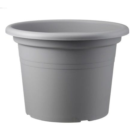 Vaso tondo in plastica "Cilindro Basic" colorato per giardino piante e fiori