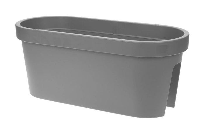 Vaso fioriera da balcone rettangolare per ringhiera da esterno per fiori e piante
