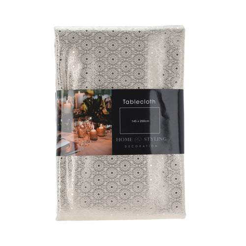 Tovaglia natalizia in tessuto per tavola di Natale e festività 145 x 250 cm