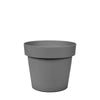 Vaso Cromia Gemma per piante decorazione tinta unita in resina Made in Italy