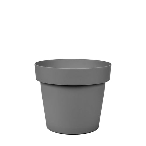 Vaso Cromia Gemma per piante decorazione tinta unita in resina Made in Italy