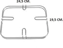 GRIGLIA 1 FUOCO IN ACCIAIO PER CUCINA A GAS NARDI 24,5 X 19,5 CM Casa e cucina/Grandi elettrodomestici/Accessori e parti di ricambio/Ricambi e accessori per piani cottura/Griglie per piani cottura Rossi Ricambi - Venetico Marina, Commerciovirtuoso.it