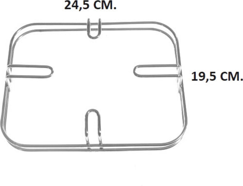 GRIGLIA 1 FUOCO IN ACCIAIO PER CUCINA A GAS NARDI 24,5 X 19,5 CM Casa e cucina/Grandi elettrodomestici/Accessori e parti di ricambio/Ricambi e accessori per piani cottura/Griglie per piani cottura Rossi Ricambi - Venetico Marina, Commerciovirtuoso.it