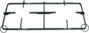 Griglia 2 fuochi smaltata nera 46,9 x 22,4 cm con 2 perni cucina Ariston Indesit Casa e cucina/Grandi elettrodomestici/Accessori e parti di ricambio/Ricambi e accessori per piani cottura/Griglie per piani cottura Rossi Ricambi - Venetico Marina, Commerciovirtuoso.it