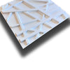 €3,49 pannello per boiserie a parete, rivestimento cassonato a soffitto e porte in PVC 3D 50X50cm mod. GRID