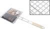 Griglia Barbecue Doppia Grill Manico In Legno Graticola Arrosto Pesce 22.5x20.5cm Articoli da Giardino > Barbecue > Prodotti Da Esterno Trade Shop italia - Napoli, Commerciovirtuoso.it