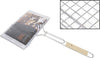 Griglia-Barbecue-Doppia-Manico-Legno-Graticola-Grigliata-Pesce-Arrosto-34,5x22cm