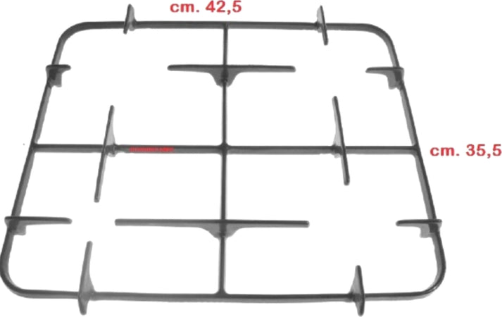 GRIGLIA CUCINA BOMPANI BOREAL 4 FUOCHI NERA CM.42,5 X 35,5 M00393538 Casa e cucina/Grandi elettrodomestici/Accessori e parti di ricambio/Ricambi e accessori per piani cottura/Griglie per piani cottura Rossi Ricambi - Venetico Marina, Commerciovirtuoso.it