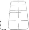 Griglia-cucina-in-acciaio-2-fuochi-Nardi-Jollinox-44,9-X-24,5-CM